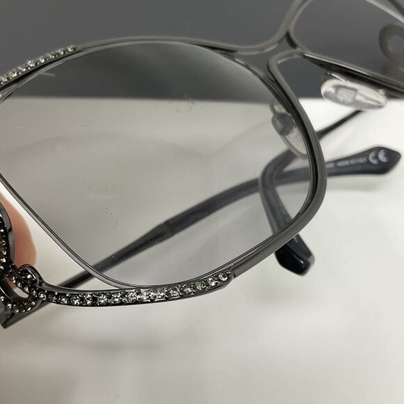 Roberto Cavalli LAJATICO RC1074 12B Gunmetal Large Sunglasses Frame Only Read